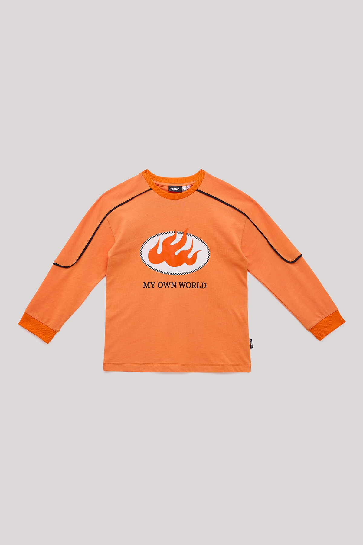 Erkek Çocuk Oranj Sweatshirt