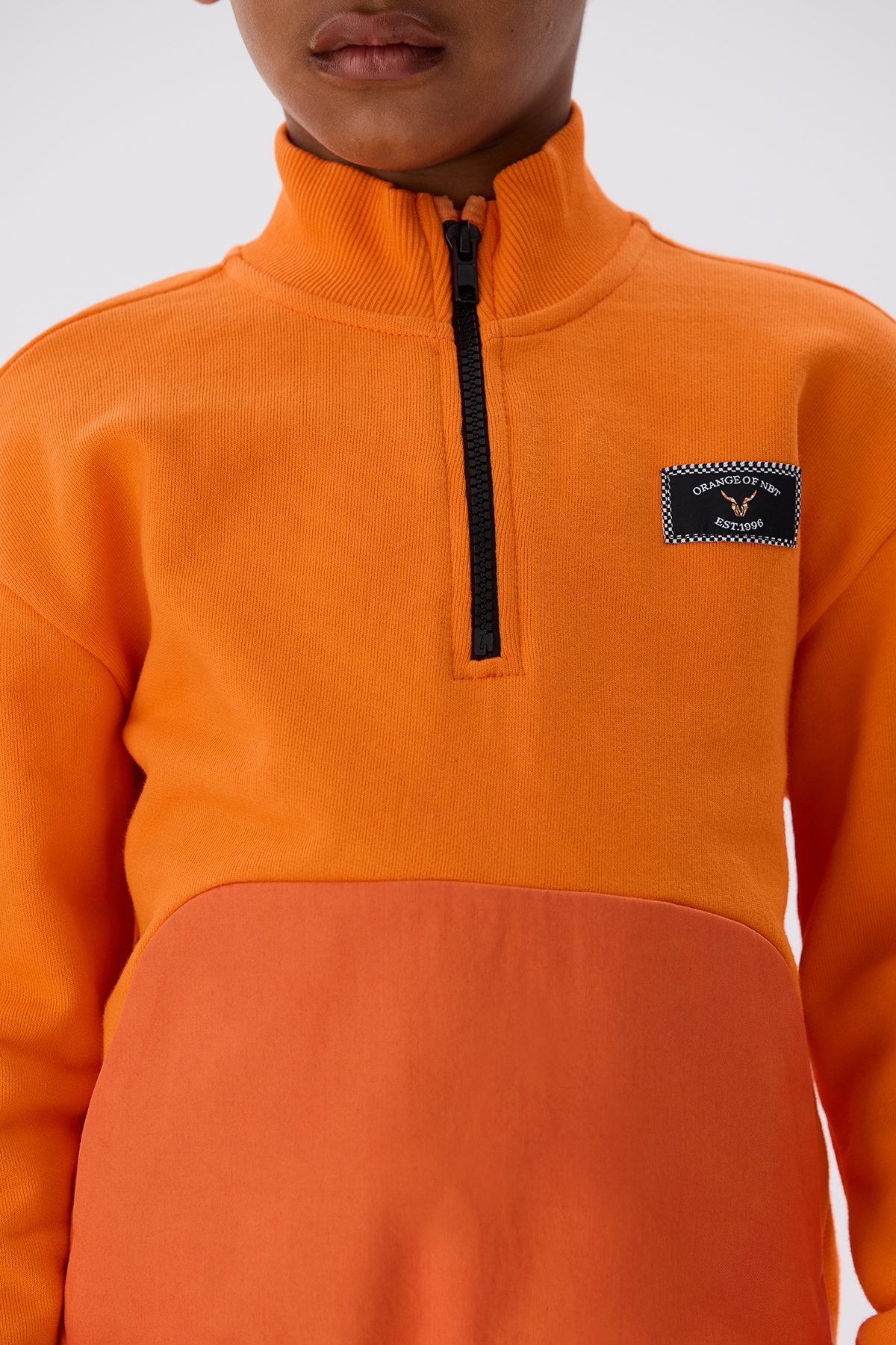 Erkek Çocuk Oranj Sweatshirt