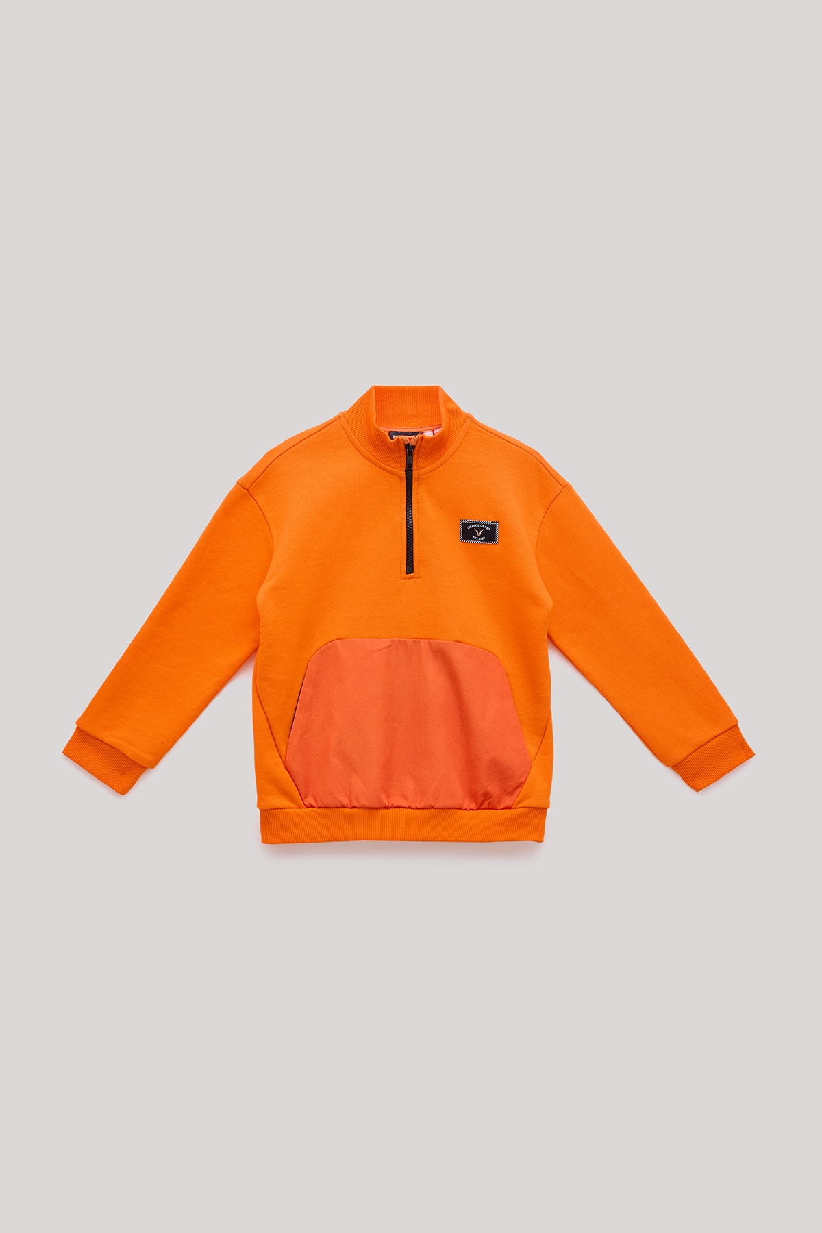 Erkek Çocuk Oranj Sweatshirt