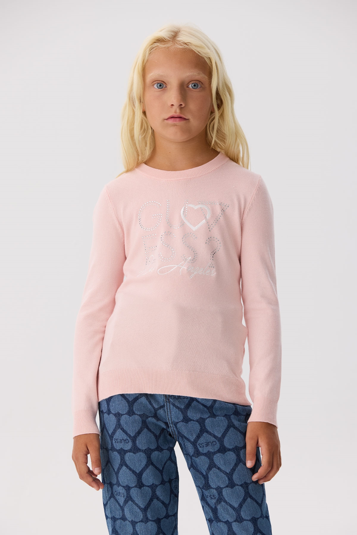 Kız Çocuk Pembe Sweatshirt