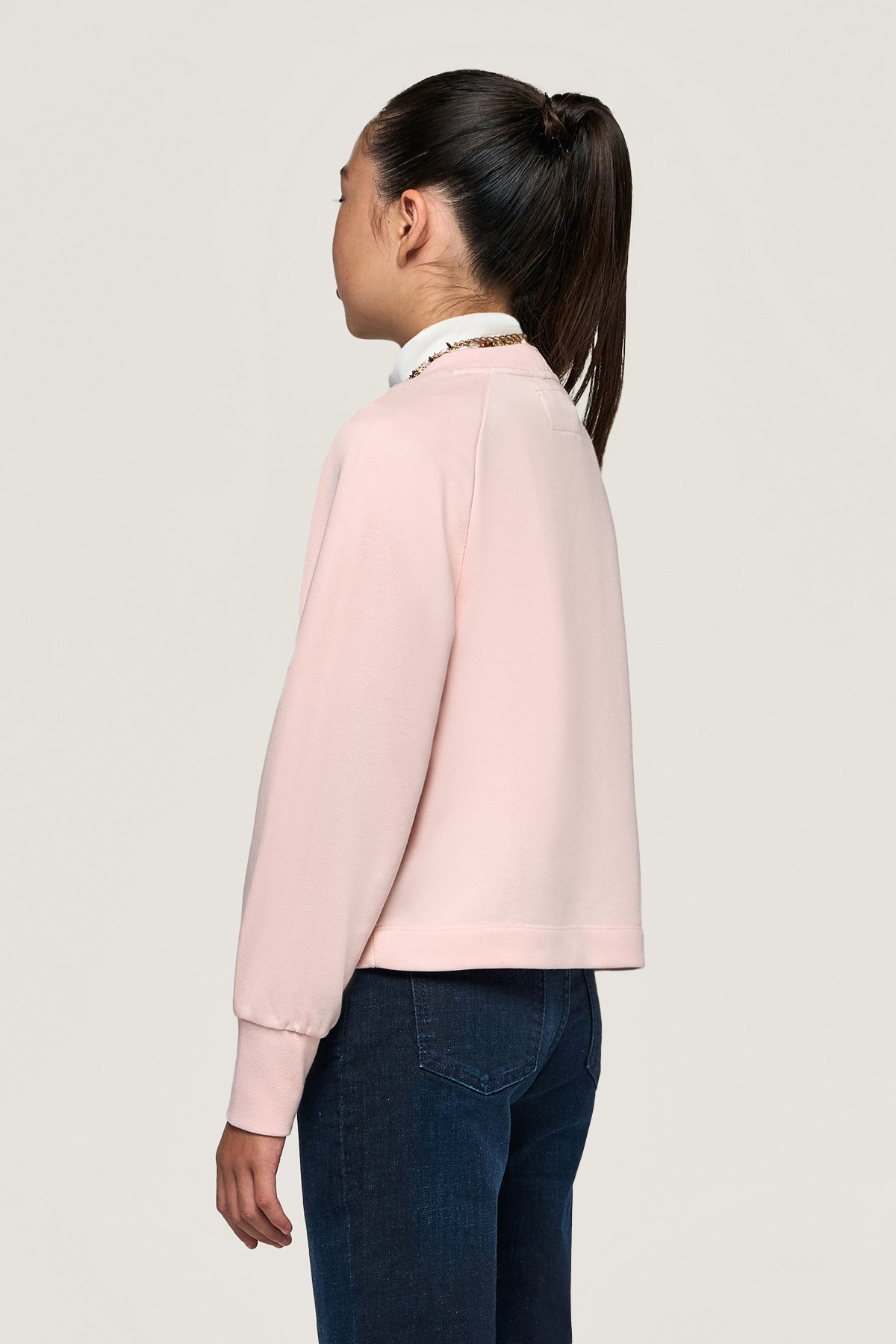 Kız Çocuk Pembe Sweatshirt