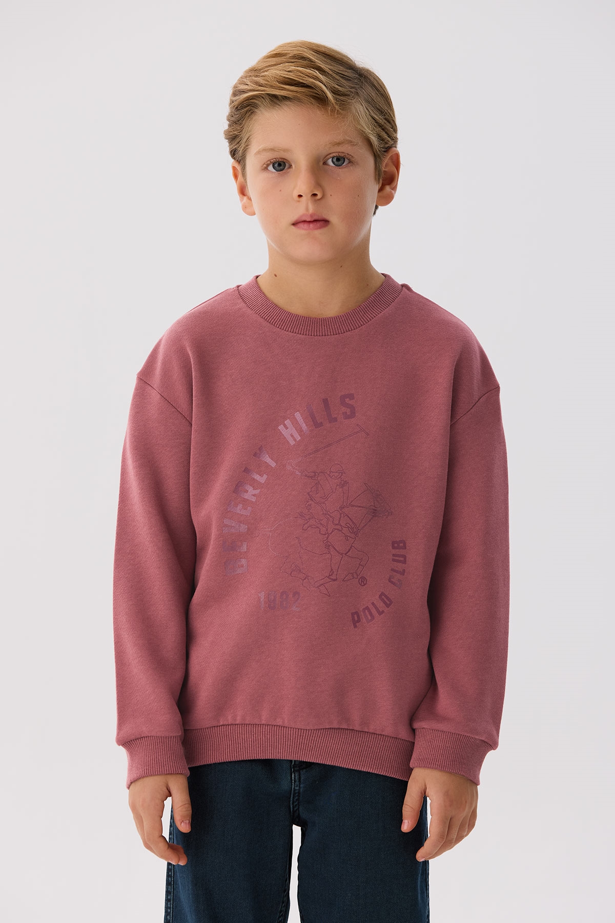 Erkek Çocuk Bordo Sweatshirt