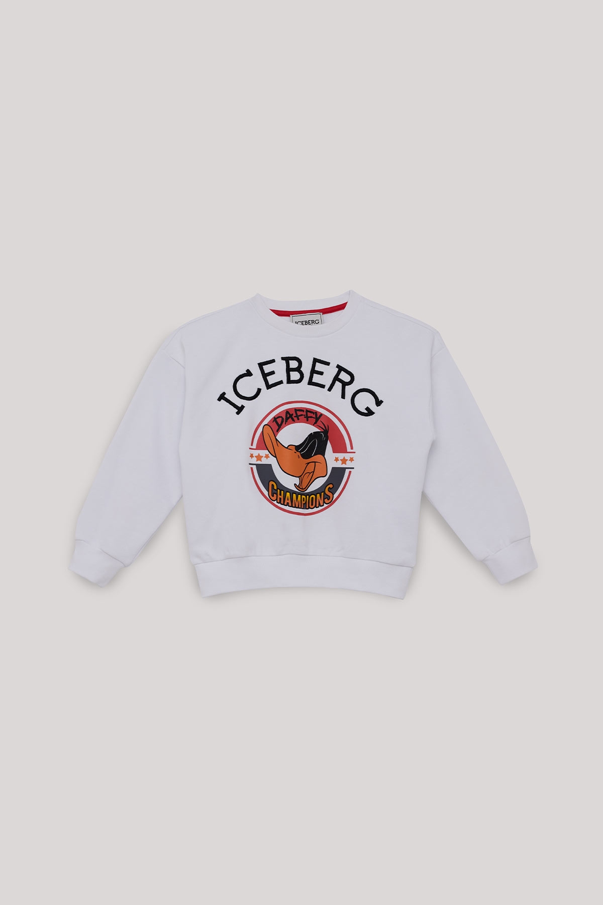 Erkek Çocuk Beyaz Sweatshirt 