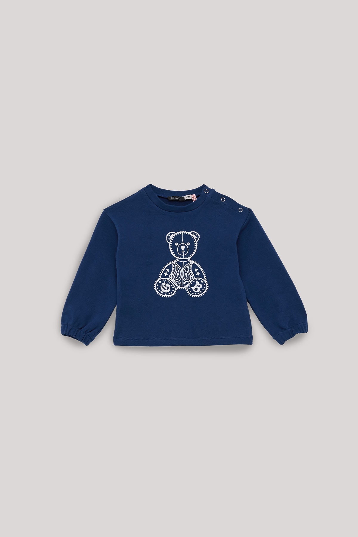 Erkek Bebek Lacivert Sweatshirt 