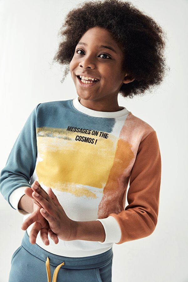 Resim Erkek Çocuk Renkli S-Shirt