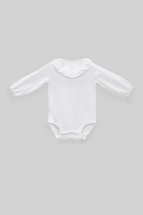 Resim Kız Bebek Beyaz Bluz