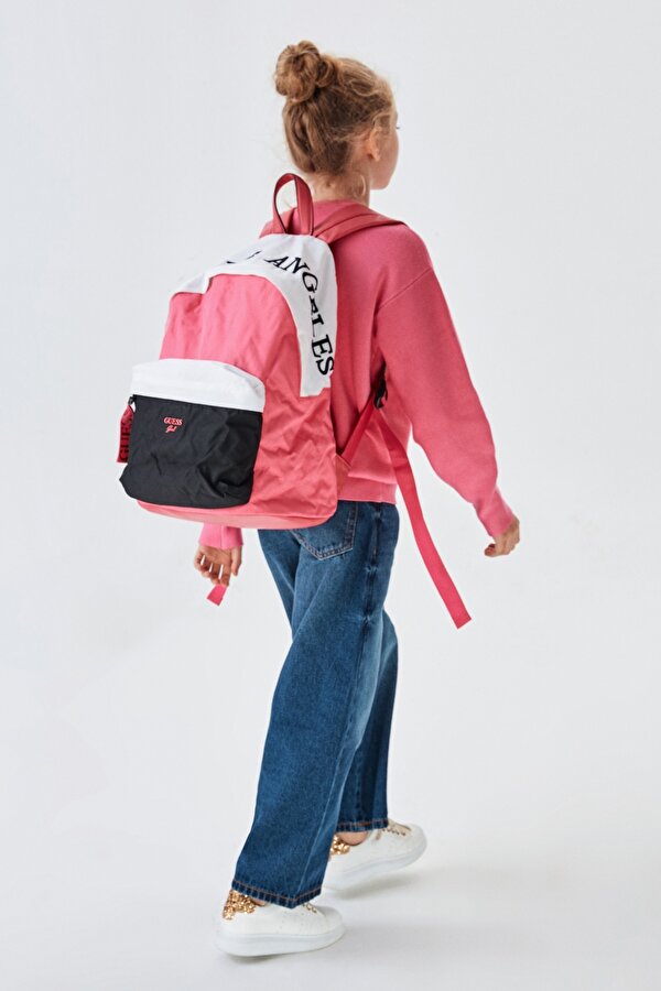Resim Kız Çocuk Renkli Çanta