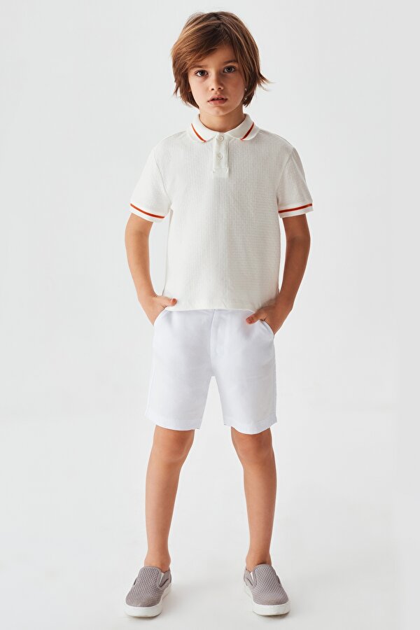 Resim Erkek Çocuk Beyaz T-Shirt 