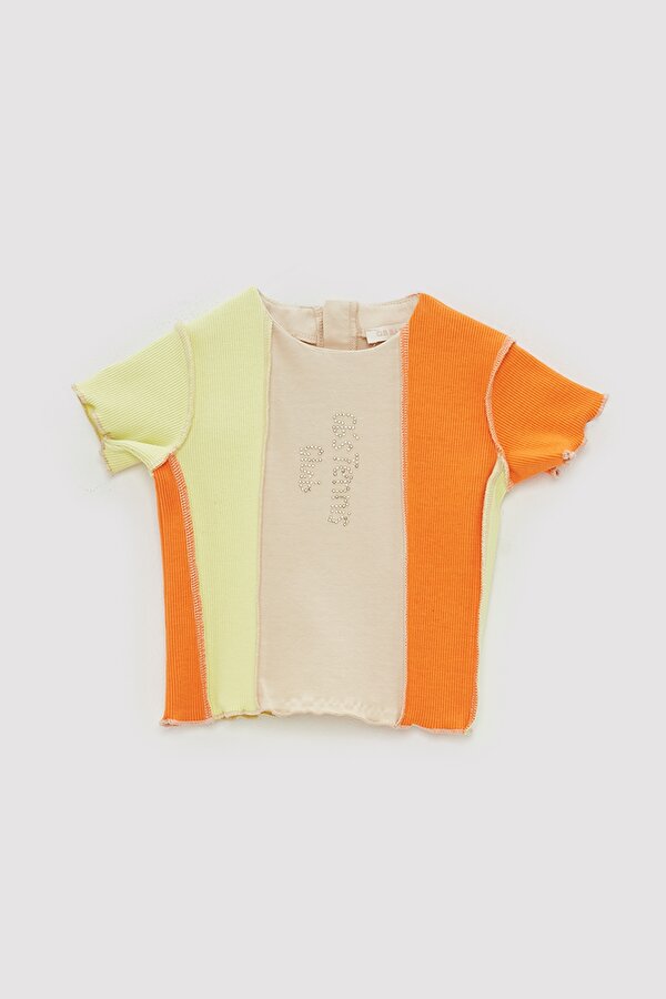 Resim Kız Bebek Renkli T-Shirt