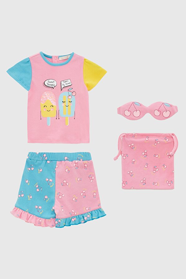 Resim Kız Bebek Desenli Pijama Takım
