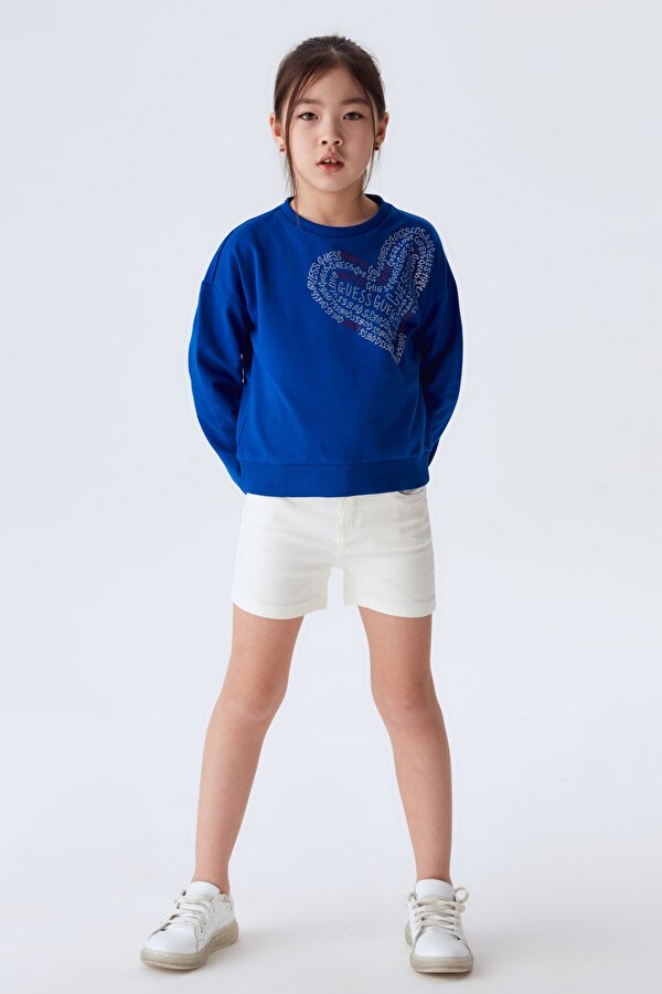 Resim Kız Çocuk Lacivert Sweatshirt 