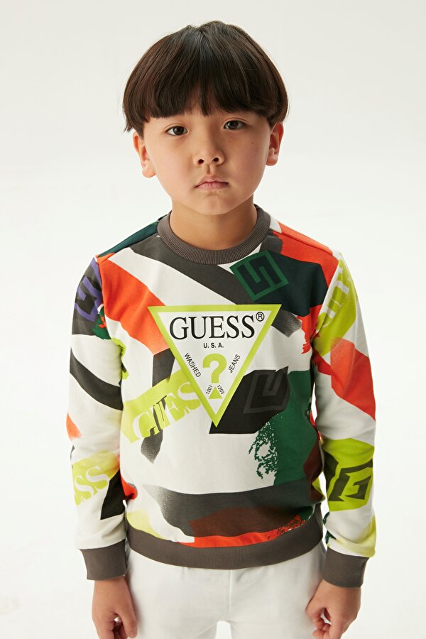 Resim Erkek Çocuk Renkli Sweatshirt