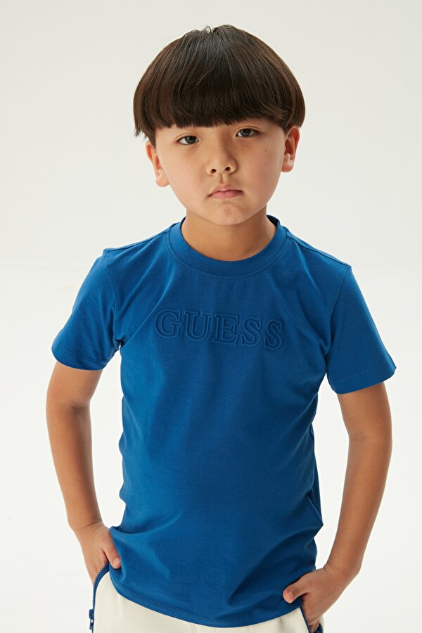 Resim Erkek Çocuk Mavi T-Shirt