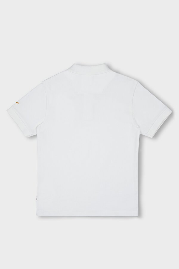 Resim Erkek Çocuk Kırık Beyaz T-Shirt