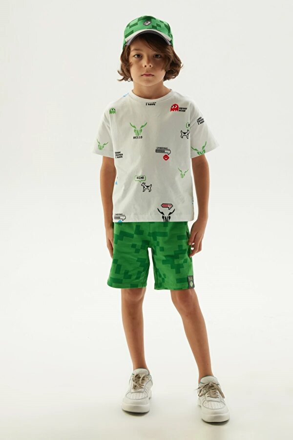 Resim Erkek Çocuk Desenli T-Shirt
