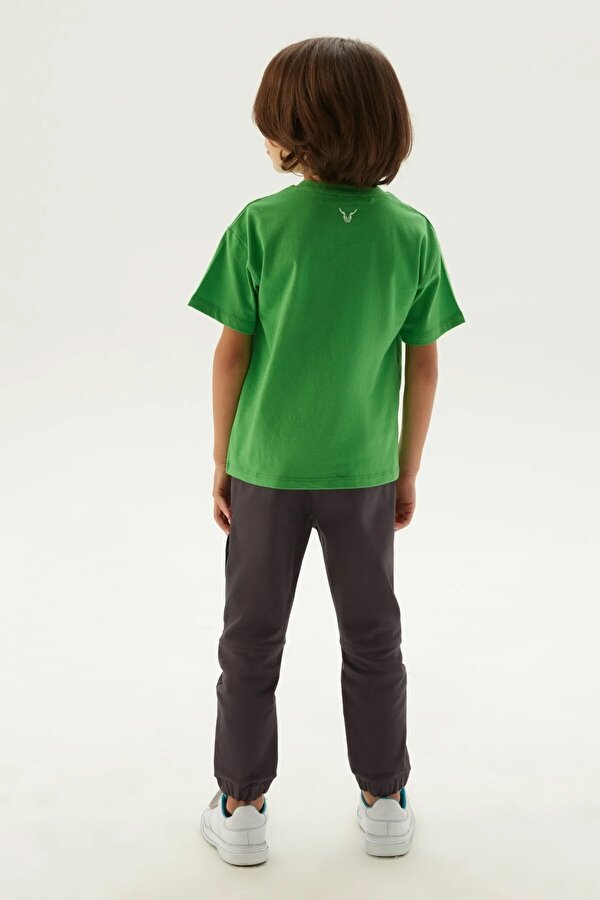 Resim Erkek Çocuk Yeşil T-Shirt